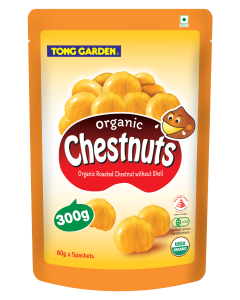Organic Roasted Chestnuts without Shell 300g (Bundle of 2)
