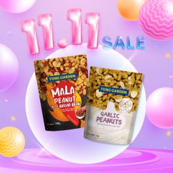 Tong Garden Garlic / Mala Peanuts 140g (bundle of 2) (UP: $5.00)