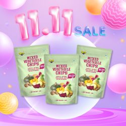 NOi Mixed Vegetable Chips 60g (Bundle of 3) (UP: $7.65)
