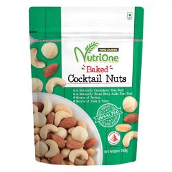 Nutrione Baked Cocktail Nuts (Unsalted) 160g