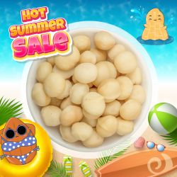 Baked Macadamias (Unsalted) 500g