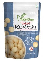 Nutrione Baked Macadamias (Unsalted) 
