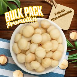 Baked Macadamias (Unsalted) 500g