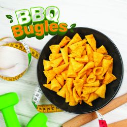Corn Chips (Bulk Pack) - Bugles BBQ Flavor 880g