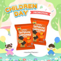 NOi Crispy Tempura Seaweed Snack Spicy Flavour 45g （Bundle of 2）