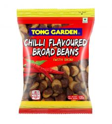 Chilli Broad Beans with Skin 120g (Bundle of 3)