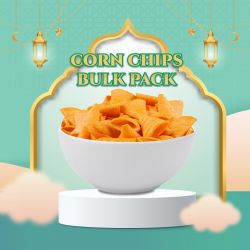 Corn Chips (Bulk Pack) - Bugles BBQ Flavor (Carton of 3Pkts x 880g)