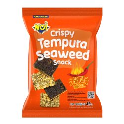 NOi Crispy Tempura Seaweed Snack Spicy Flavour 45g （Bundle of 2）（Best Before 04 FEB 2026)