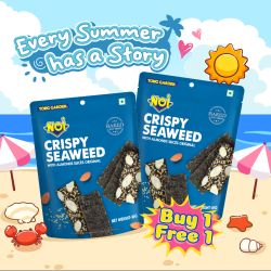 NOI Crispy Seaweed with Almond Slices Original 18g (Buy 1 Free 1) (Expiry Date : 01 Sep - 16 Oct 26)
