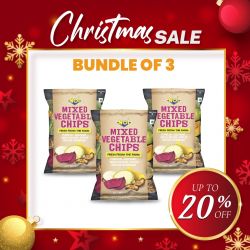 NOi Mixed Vegetable Chips 60g (Bundle of 3) (UP: $7.50)