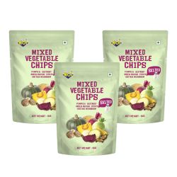NOi Mixed Vegetable Chips 60g (Bundle of 3) (UP: $7.65)
