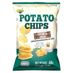 Potato Chips Cream & Onion 60g 