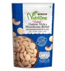 Nutrione Baked Cashew Nuts & Macadamias (Salted) 75g