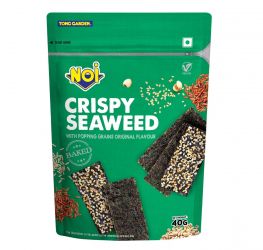 Baked Crispy Seaweed with Popping Grains 