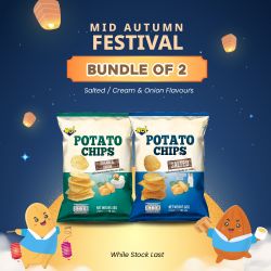 NOi Potato Chips (assorted flavours) 60g Bundle of 2 (UP: $2.60)