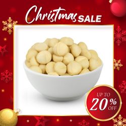 Baked Macadamias (Unsalted) 1Kg