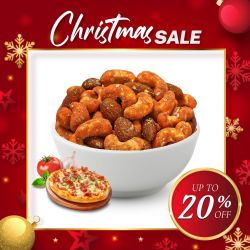 Cheezy Pizza Cashew Nuts Mixed Almonds 1Kg