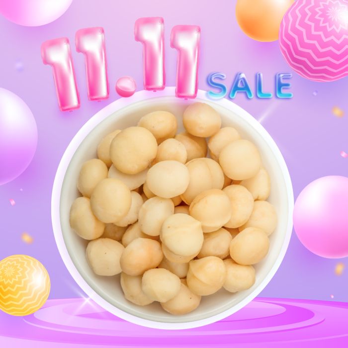 Baked Macadamias (Unsalted) 500g