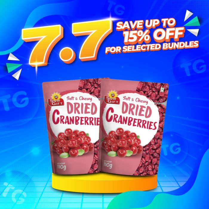 Sungift Dried Cranberries 110g (Bundle of 2)