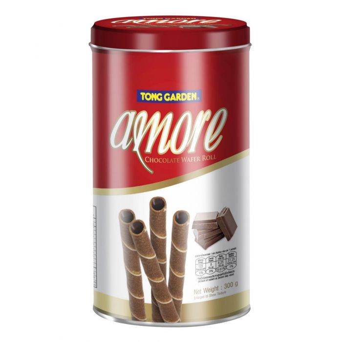 amore chocolate wafer roll 300g 