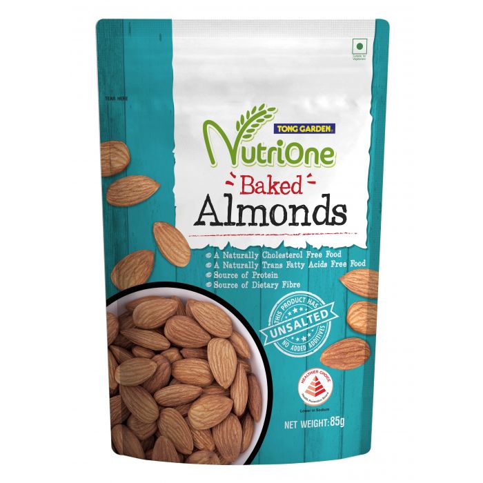 Nutrione Baked Almonds (Unsalted) 