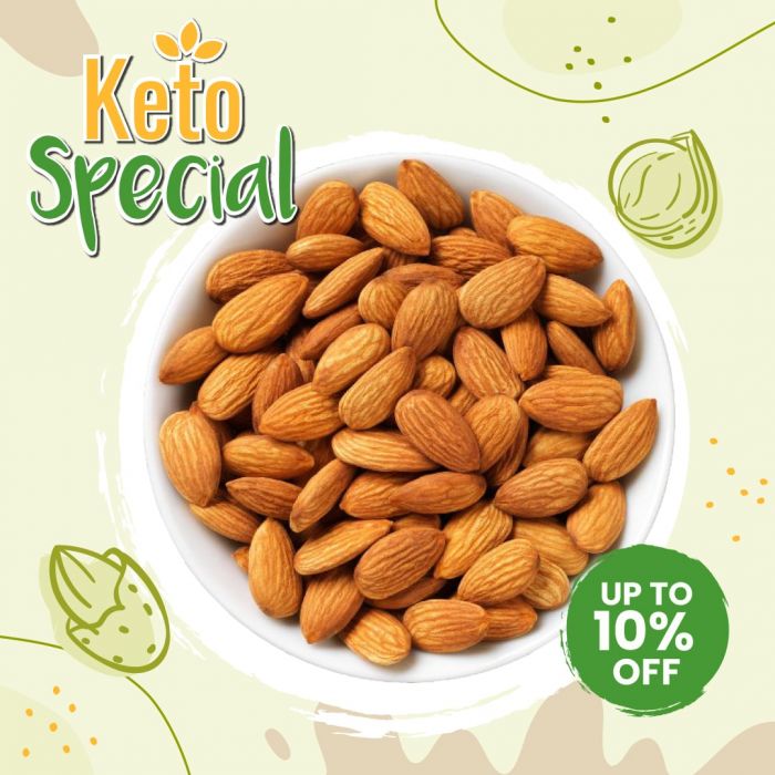 Baked Almonds (Unsalted) 500g