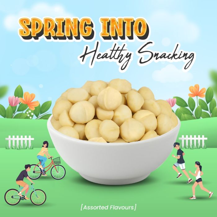Baked Macadamias (Unsalted) 500g