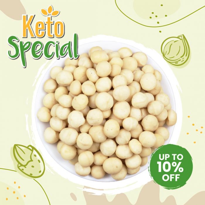 Baked Macadamias (Unsalted) 500g
