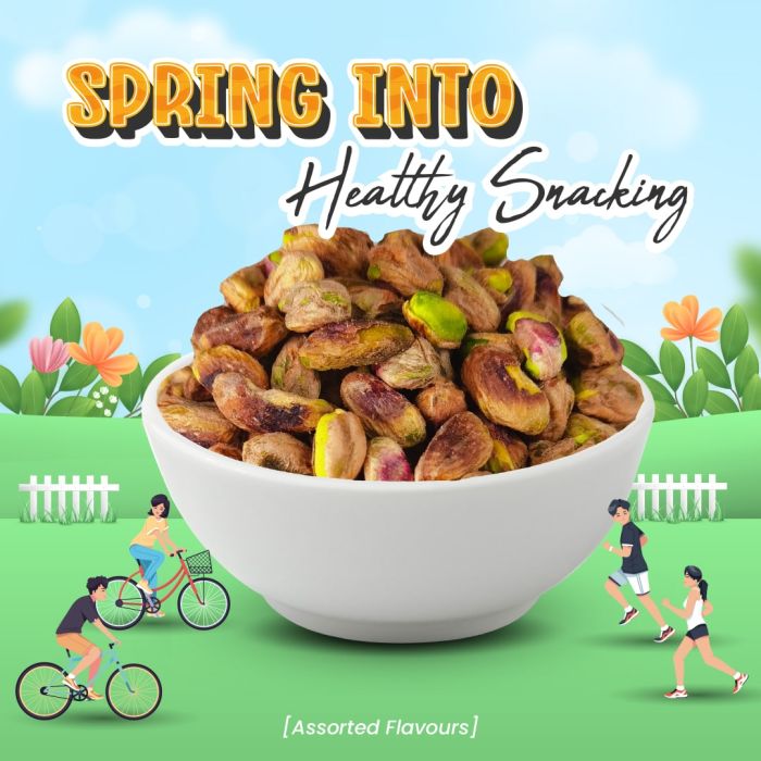 Plain Roasted Pistachios Kernels 500g