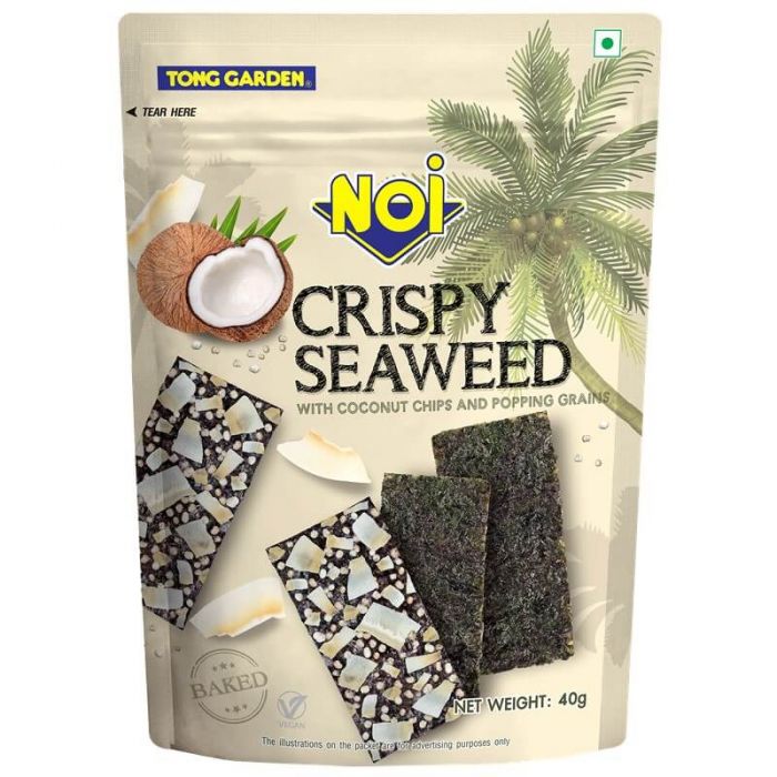 Baked Crispy Seaweed with Coconut Chips and Popping Grains 40g