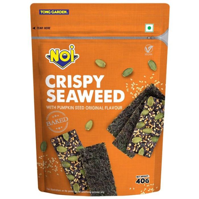 Baked Crispy Seaweed with Pumpkin Seed 40g
