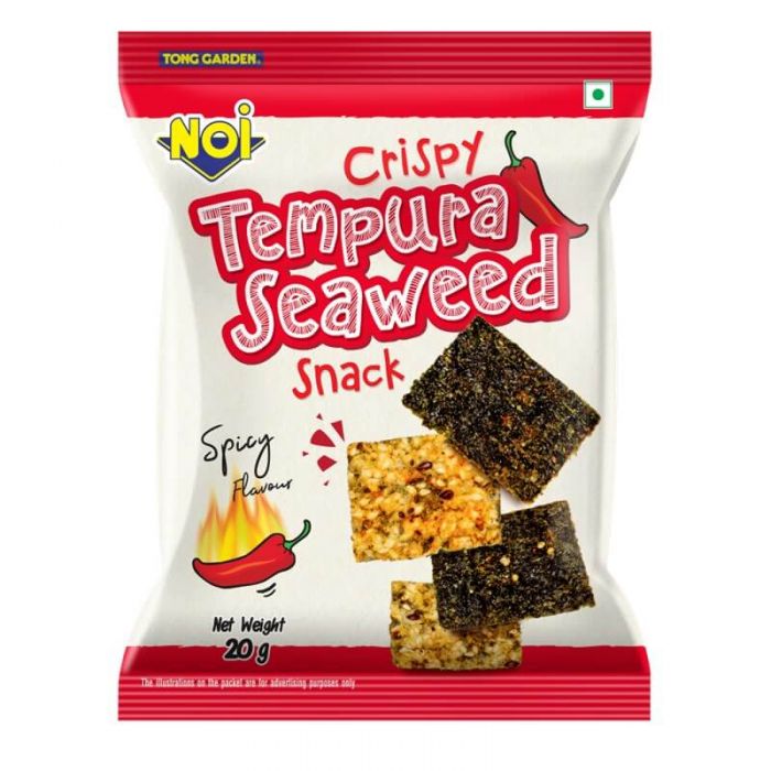 NOi Crispy Tempura Seaweed Snack Spicy Flavour 20g