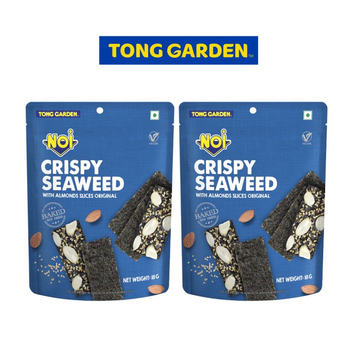 NOI Crispy Seaweed with Almond Slices Original 18g (Buy 1 Free 1) (Expiry Date : 01 Sep - 16 Oct 26)
