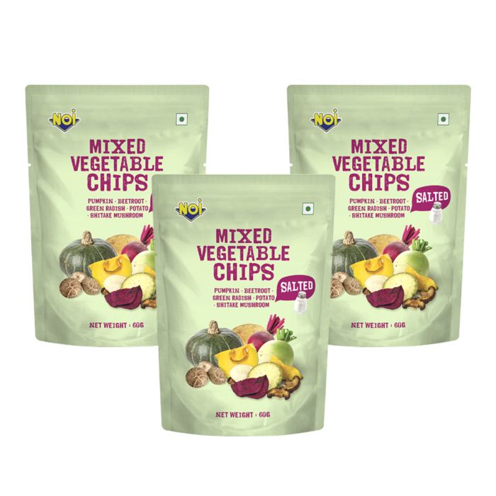 NOi Mixed Vegetable Chips 60g (Bundle of 3) (UP: $7.65)