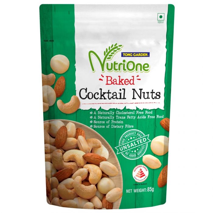 Nutrione Baked Cocktail Nuts (Unsalted)