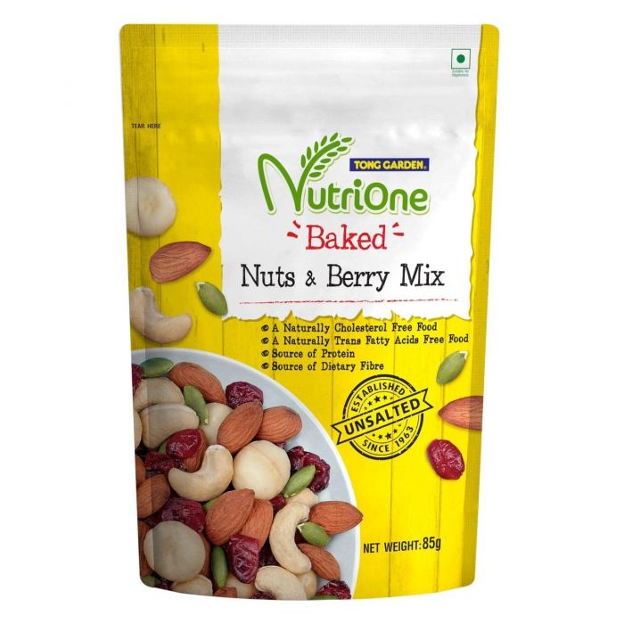 Nutrione Baked Nuts & Berry Mix (Unsalted) 85g