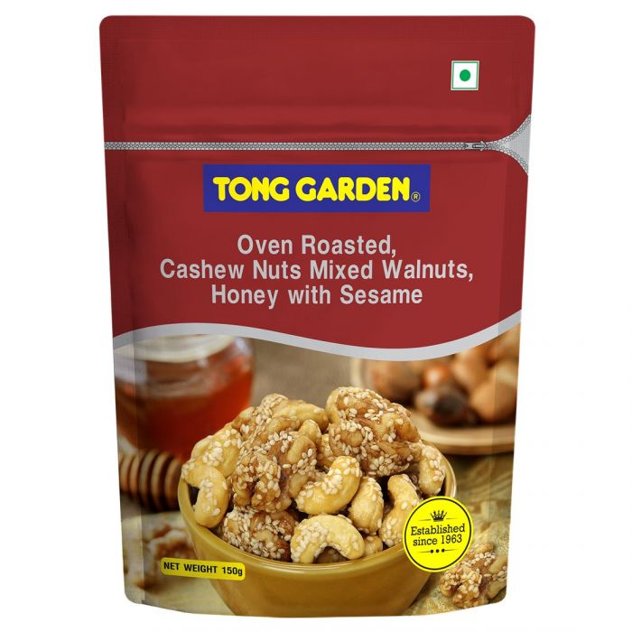 Honey Roasted Sesame Cashew Nuts Mixed Walnuts 150g 