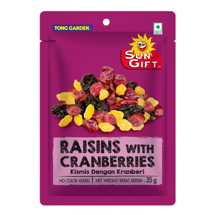 Sungift Dried Raisins with Cranberries 35g