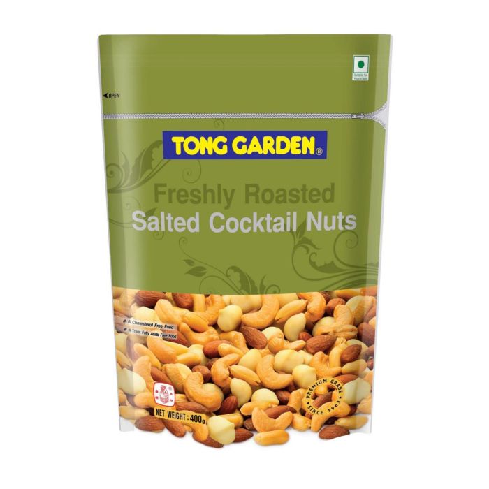 tong garden salted cocktail nuts 400g