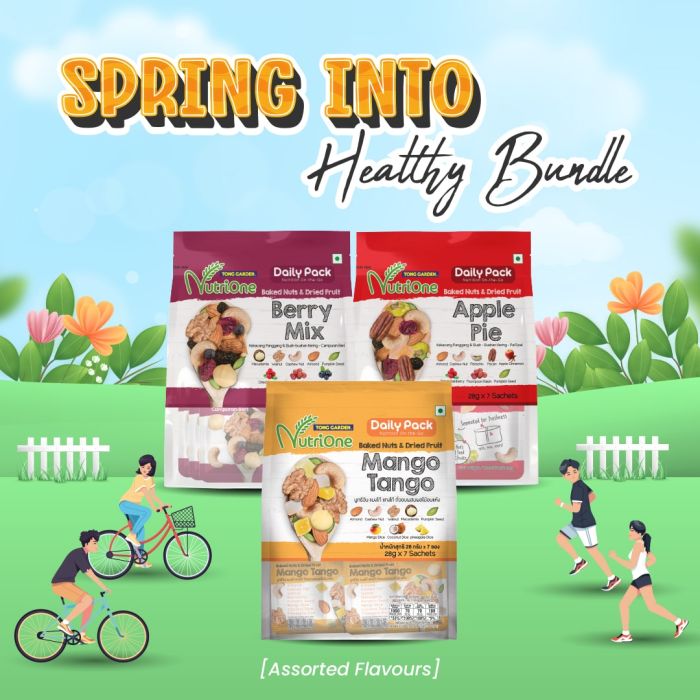 Tong Garden Daily Pack Baked Nuts & Dried Fruits 196g (UP: $10.10)