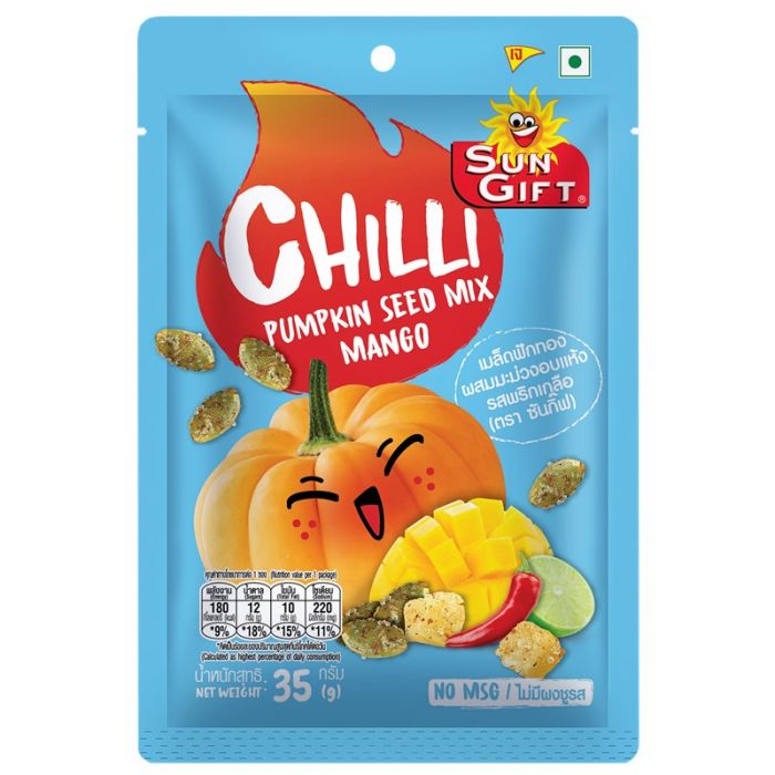 Sungift Chilli Pumpkin Seed mix Mango 35g