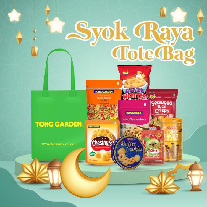 Festive Exclusive: Tong Garden Syok Raya Tote Bundle - 8 Items (UP: $29.90)