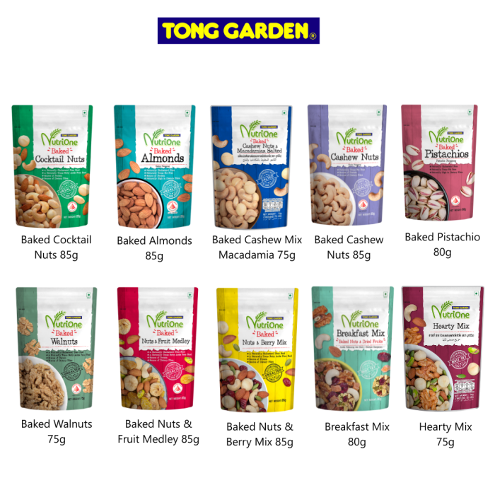 Tong Garden Nutrione Baked Nuts 75g - 85g (bundle of 2) (Up: $7.00)